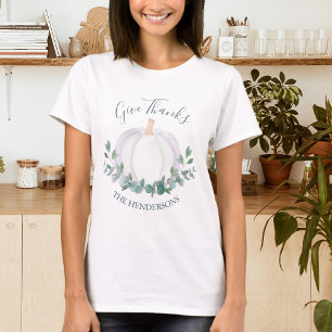 T-shirt Citrouille Thanksgiving