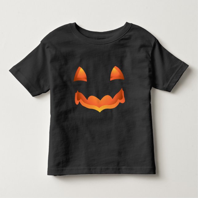 T-shirt Citrouille Toddler Halloween Toddler Shirt (Devant)