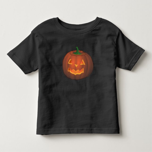 T-shirt Citrouille Toddler Halloween Toddler Shirt (Devant)