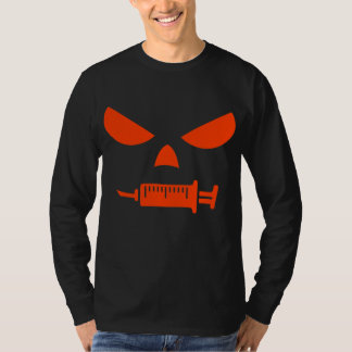 T-shirt Citrouille vaccinée drôle d'Halloween Jack o Lante