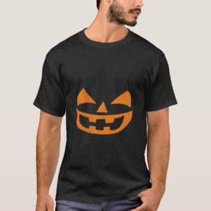 T-shirt Citrouille Vampire souriant Emoticon Drôle Hallowe
