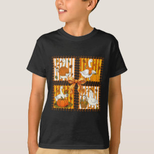 T-shirt Citrouille vintage Latte Silly Goose Coquette Bow