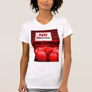 T-shirt Citrouilles anti-tabac - Tint rouge