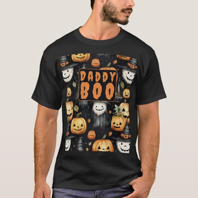 T-shirt Citrouilles et monstres - Halloween Famille Corres (Devant)