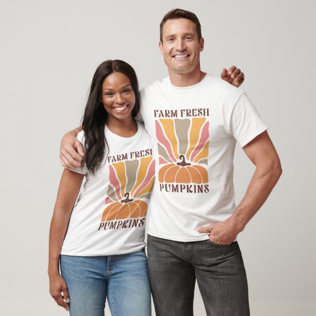 T-shirt Citrouilles Fraîches de la Ferme (Unisexe)