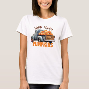T-shirt Citrouilles frais - Camion rustique