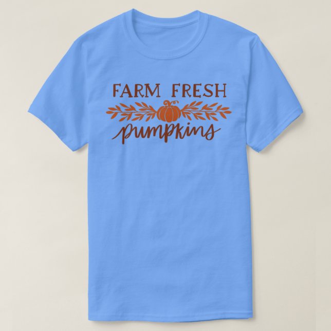 T-shirt Citrouilles frais de ferme1 (Design devant)