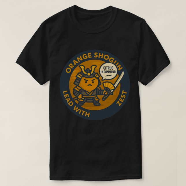 T-shirt Citrus au Commandement Samouraï Orange (Design devant)