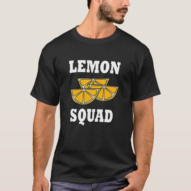 T-shirt Citrus Fruits Citron Squad Ironie Lemonade (Devant)