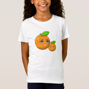T-Shirt Citrus Love - maman et fils orange amoureux
