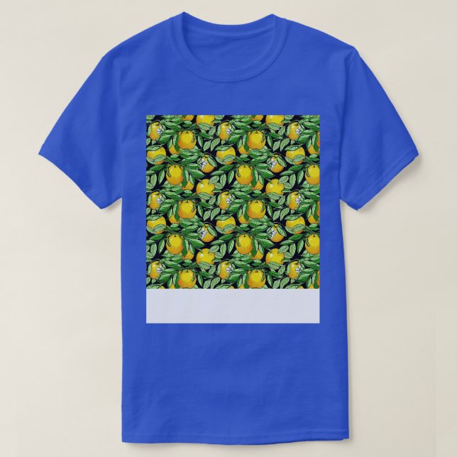 T-shirt Citrus Motif transparent Citron Lime Orange Mandar (Design devant)