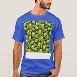 T-shirt Citrus Motif transparent Citron Lime Orange Mandar