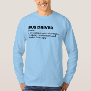 T-shirt City Bus Capitaine Funny Définition Chemise