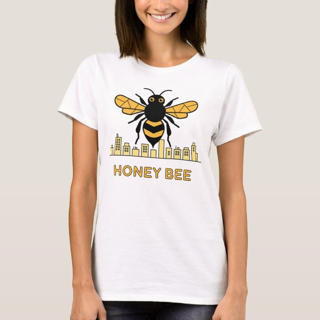 T-shirt City Hive Revolution - Urban Beekeeper Streetwear (Devant)