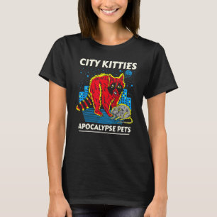 T-shirt City Kitties Apocalypse Animaux