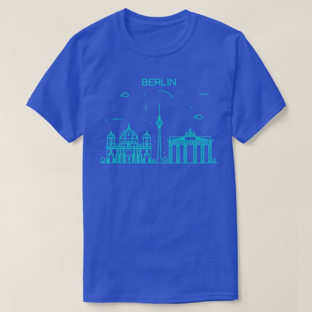 T-shirt City Night Berlin (Design devant)