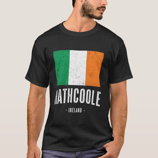 T-shirt City Of Rathe Ireland Irish Flag (Devant)