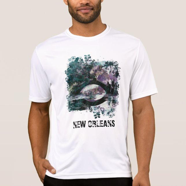T-shirt *~* City Park New Orleans Bridge (Devant)