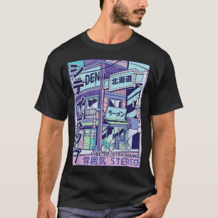T-shirt City Pop esthétique Vaporwave Style 80s Japonais A