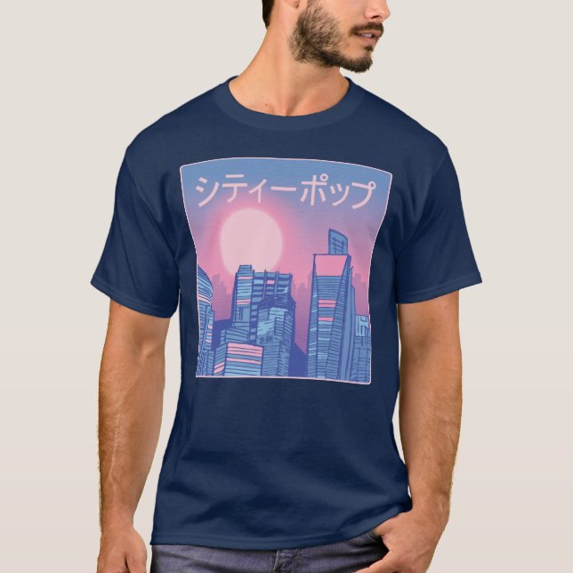 T-shirt City pop Japanese Music (Devant)