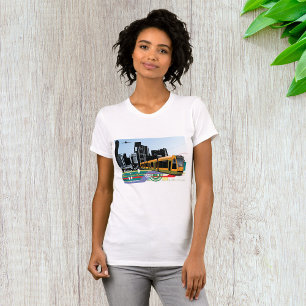 T-Shirt City Tram Womens