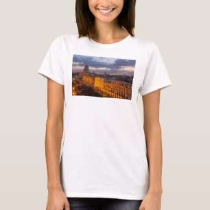 T-shirt Cityscape au coucher du soleil, La Havane, Cuba