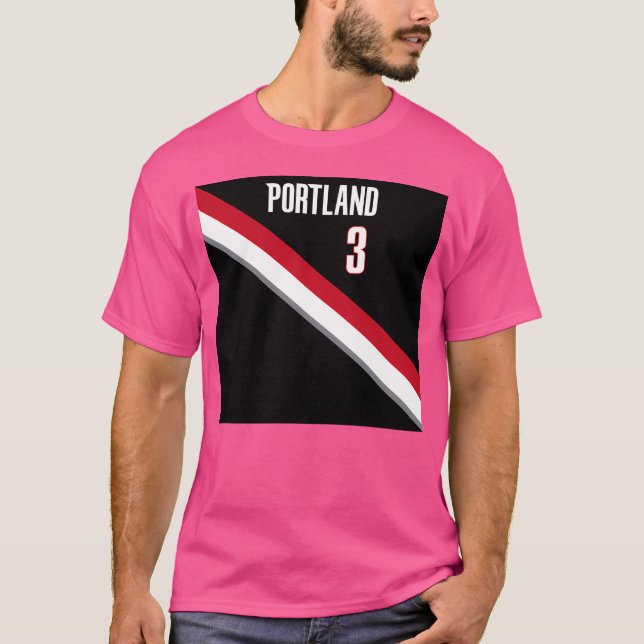 T-shirt Cj Mccollum - Portland Basketball Jersey Téléphone (Devant)