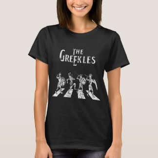 T-shirt Cl abbaye de Greckles Road Parodie Dessin Animé Ré