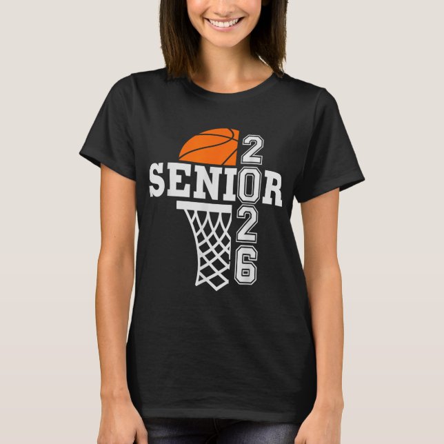 T-shirt Cl Of 2026 Basketball Senior 26 Joueur Team Gradua (Devant)