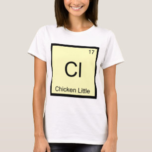 T-shirt Cl - Petit Poussin Drôle Symbole d'élément de chim