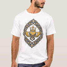 Claddagh en noir et or