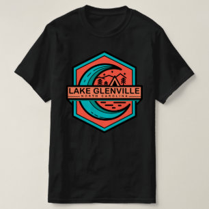 T-shirt clair de lune du lac glenville en caroline du nord
