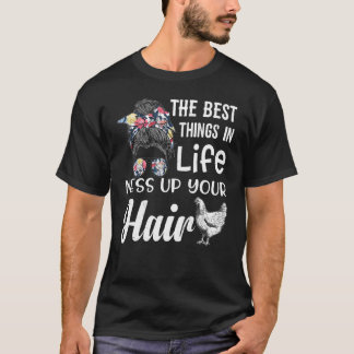 T-shirt Clair Witty Pun Volaille Poulet Élevage de poulet