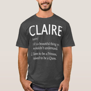 T-shirt Claire Nom Cadeau 54