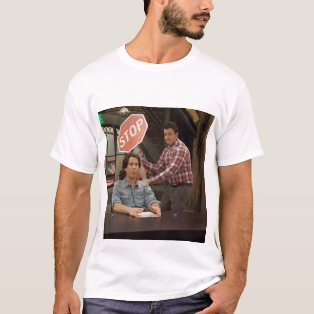 T-shirt Clairement Gibby frappe Spencer avec un panneau d' (Devant)