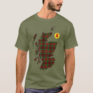 T-shirt Clan Ainslie [EDIT] Carte Tartan