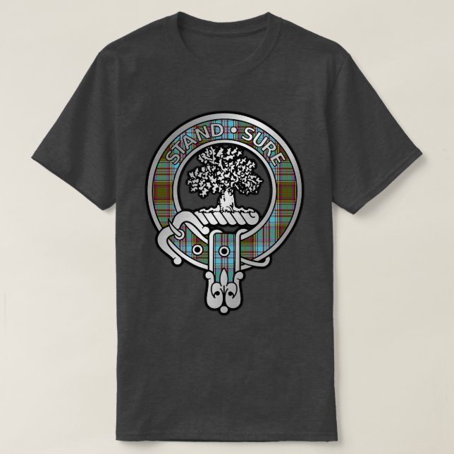 T-shirt Clan Anderson Crest Tartan 3 (Design devant)