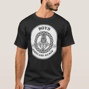 T-shirt Clan Boyd Scottish Thistle Highland Games