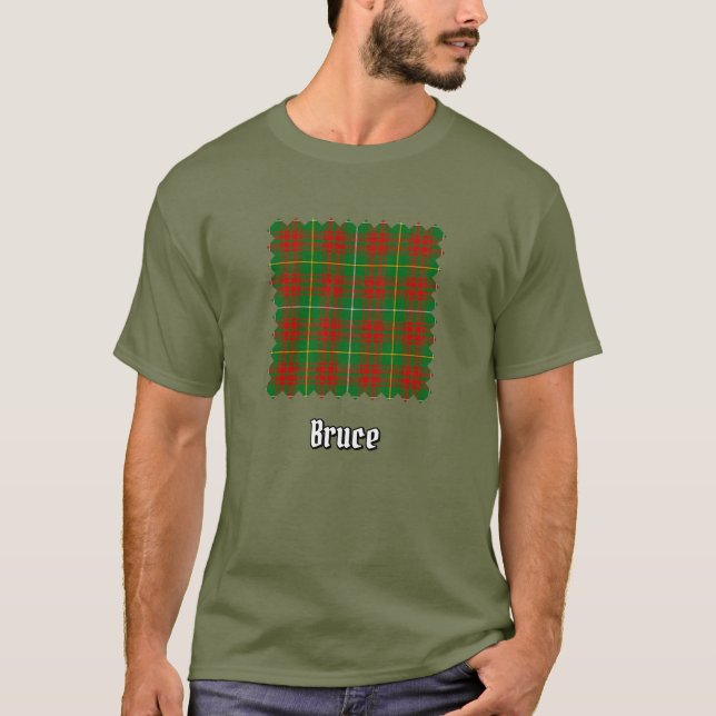 T-shirt Clan Bruce Hunting Tartan (Devant)