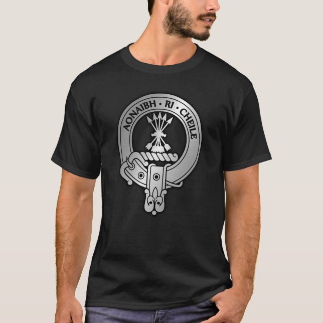 T-shirt Clan Cameron Crest (Devant)