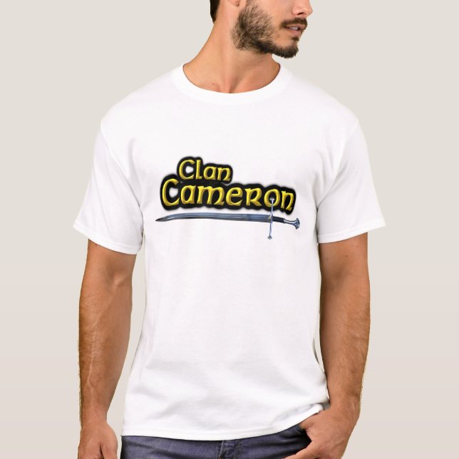 T-shirt Clan Cameron Inspiré écossais (Devant)