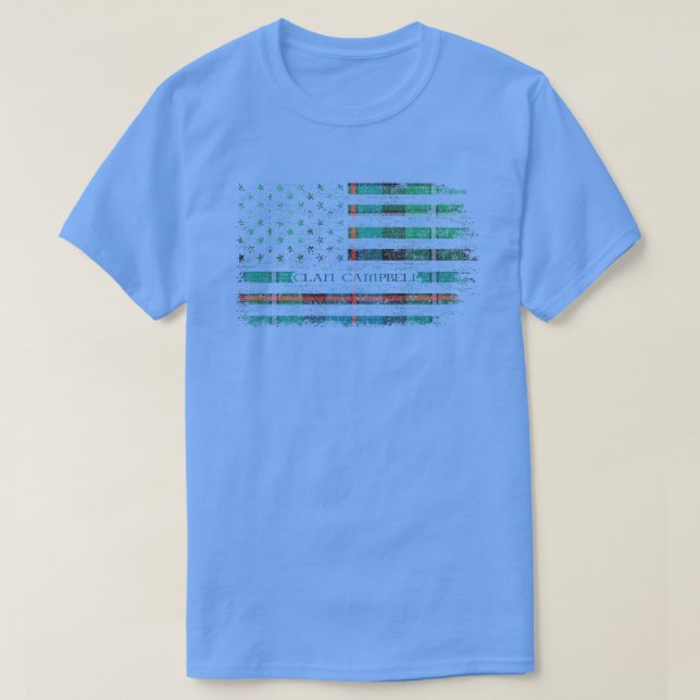 T-shirt Clan Campbell de Cawdor Drapeau écossais écossais  (Design devant)