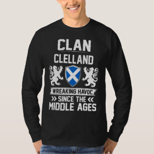 T-shirt Clan Clelland Scottish Family Clan Scotland Wreaki