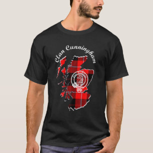 T-shirt Clan Cunningham Nom de famille Scottish Tartan