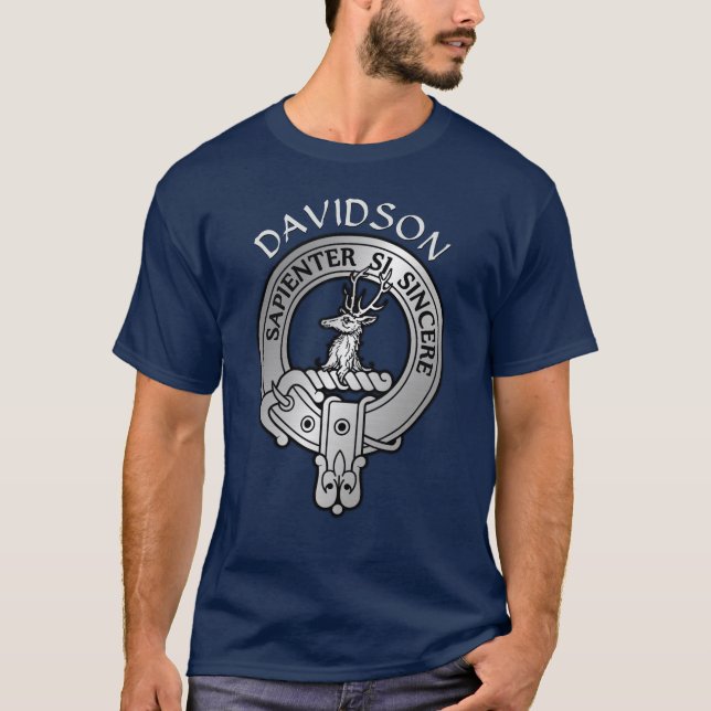 T-shirt Clan Davidson Crest (Devant)