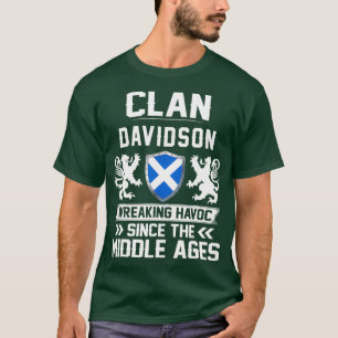 T-shirt Clan DAVIDSON écossaise famille écossaise mères