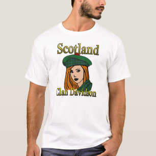 T-shirt Clan Davidson Tartan Scotland Shirts