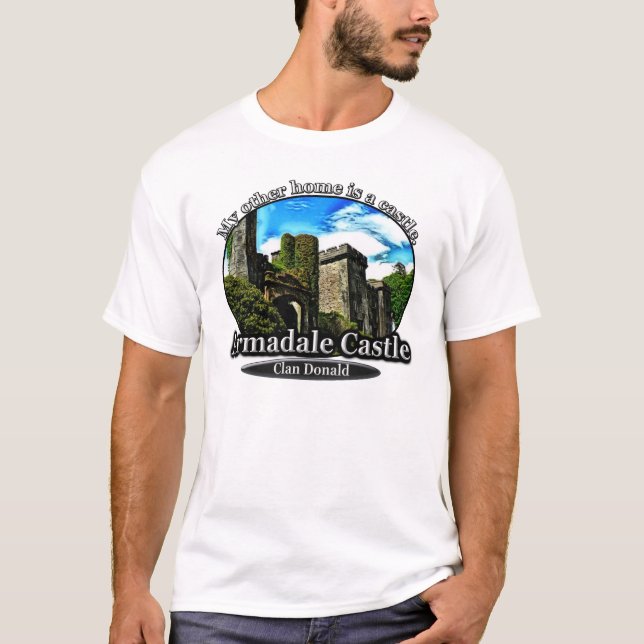 T-shirt Clan Donald MacDonald Armadale Castle Scotland (Devant)