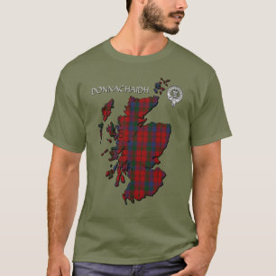 T-shirt Clan Donnachaidh (Robertson) Crest & Tartan