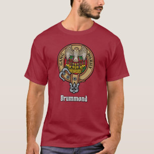 T-shirt Clan Drummond Crest sur Tartan